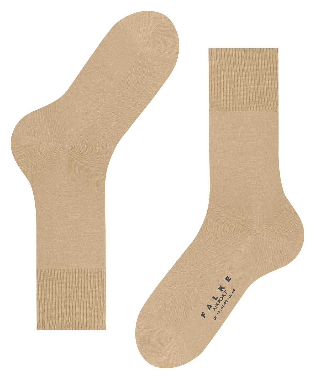 Falke Airport Socks Zokni Férfi Bézs | XFLW-09548