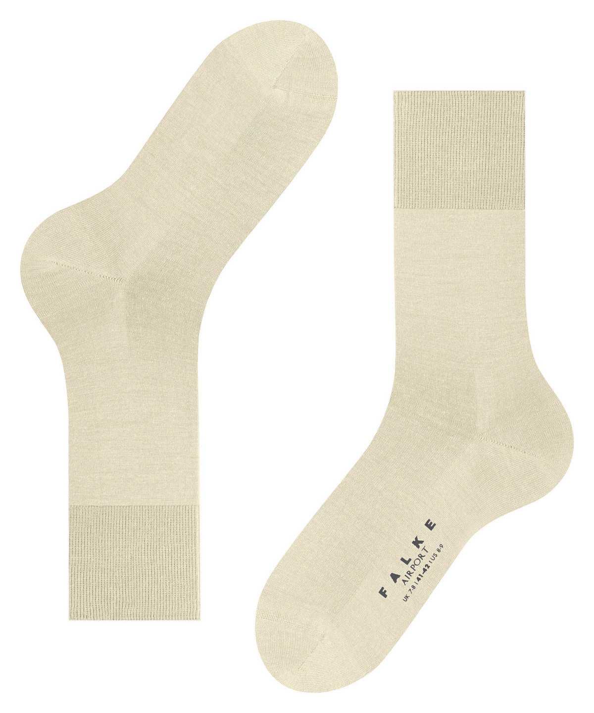 Falke Airport Socks Zokni Férfi Fehér | ZQBE-63185