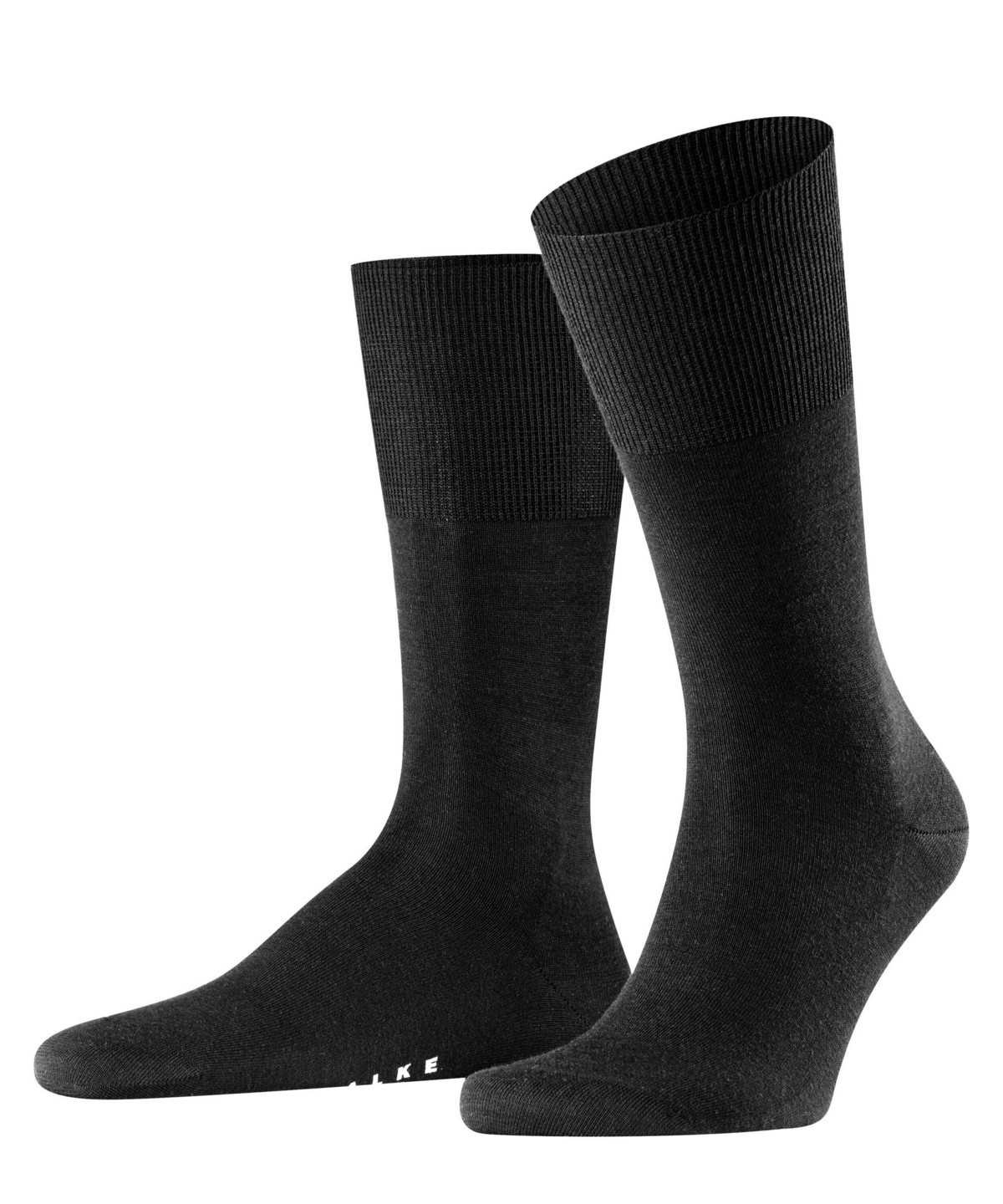 Falke Airport Socks Zokni Férfi Fekete | POLQ-70194