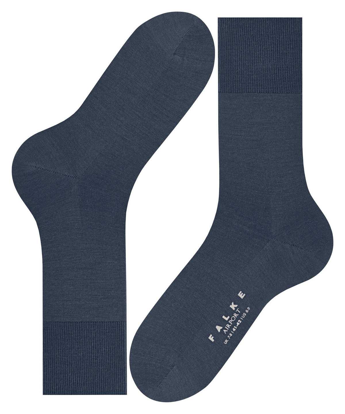 Falke Airport Socks Zokni Férfi Kék | YNSQ-25143