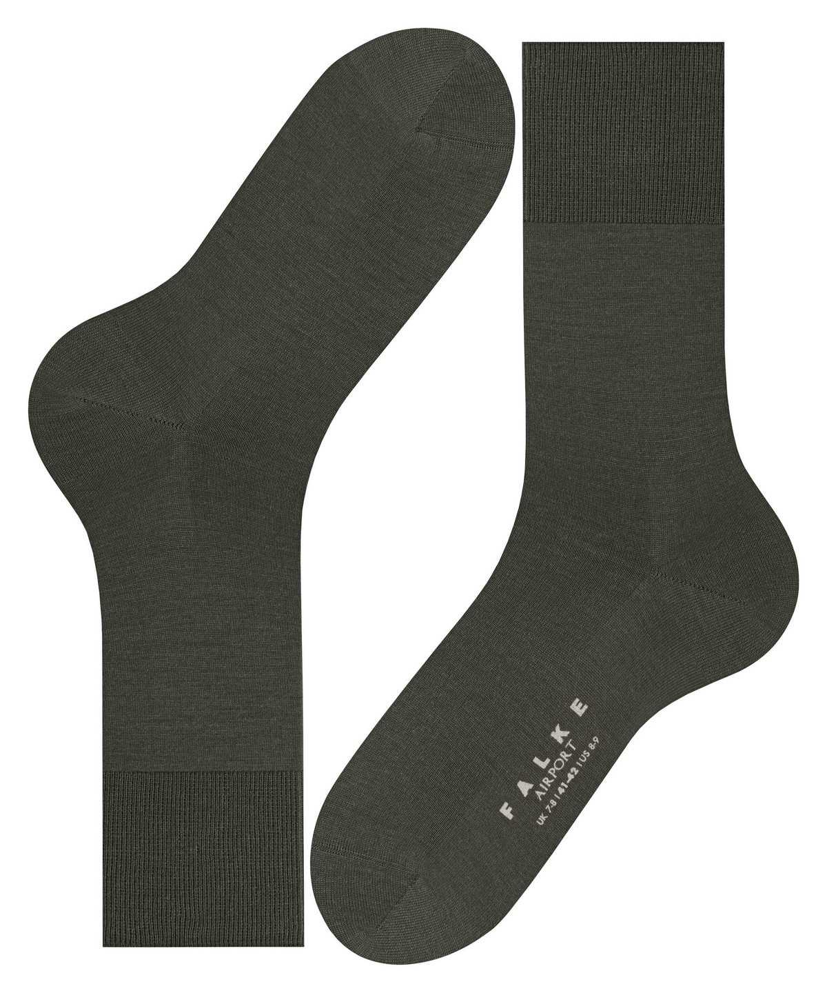 Falke Airport Socks Zokni Férfi Zöld | FSTU-93581