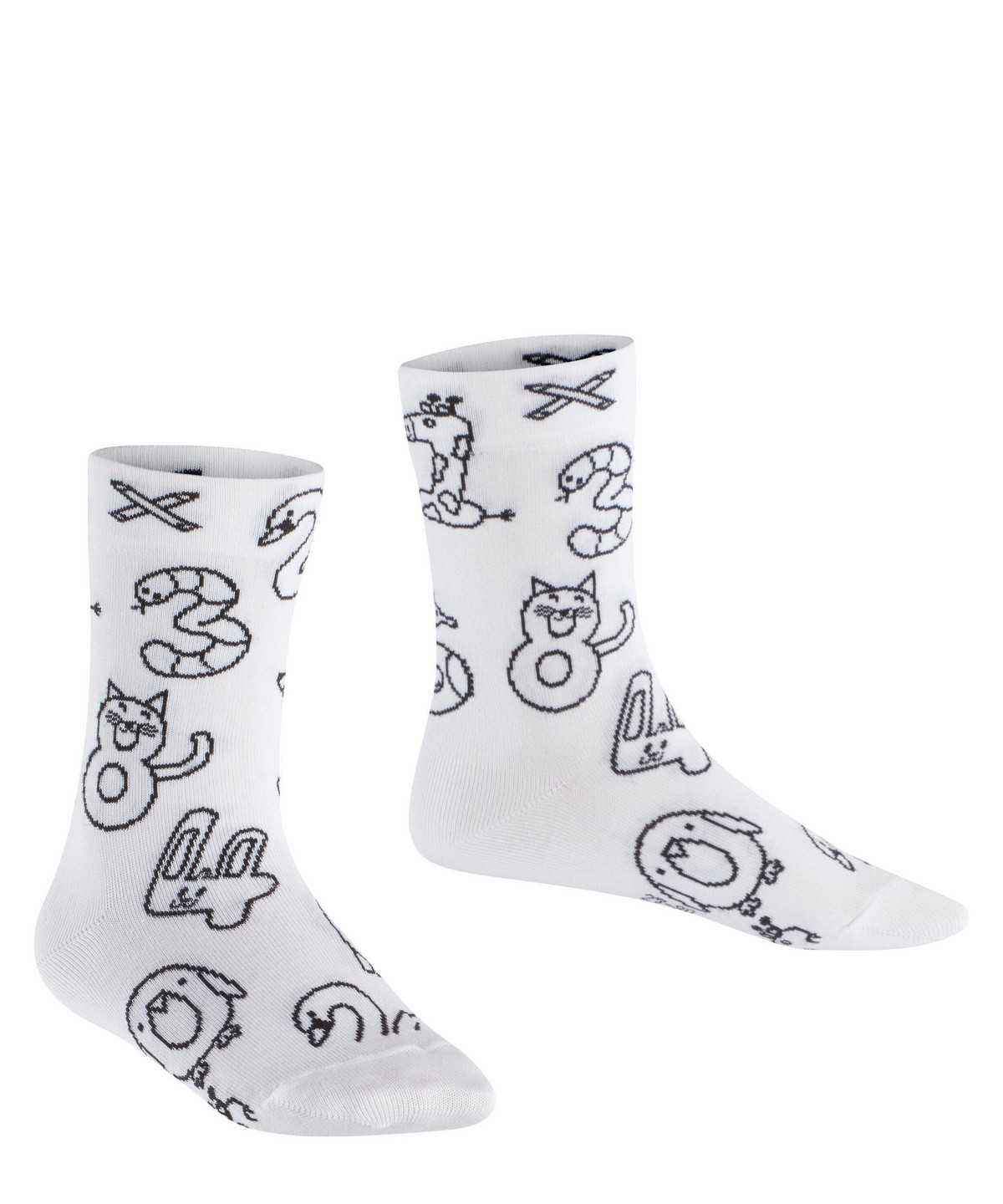 Falke Animal Number Paint Set Socks Zokni Gyerek Fehér | YIMF-73946