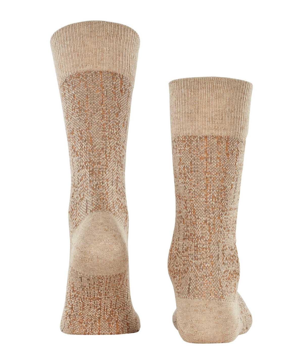 Falke Artisanship Socks Zokni Férfi Bézs | ZDWR-86092