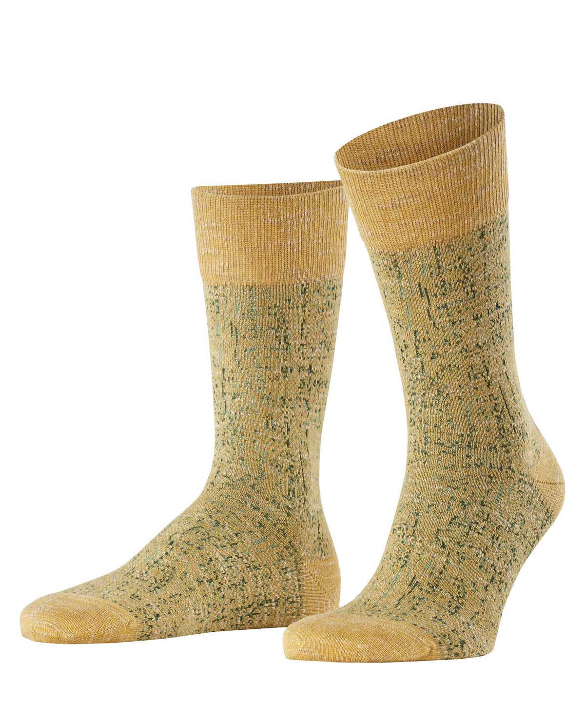 Falke Artisanship Socks Zokni Férfi Sárga | UVJK-04382