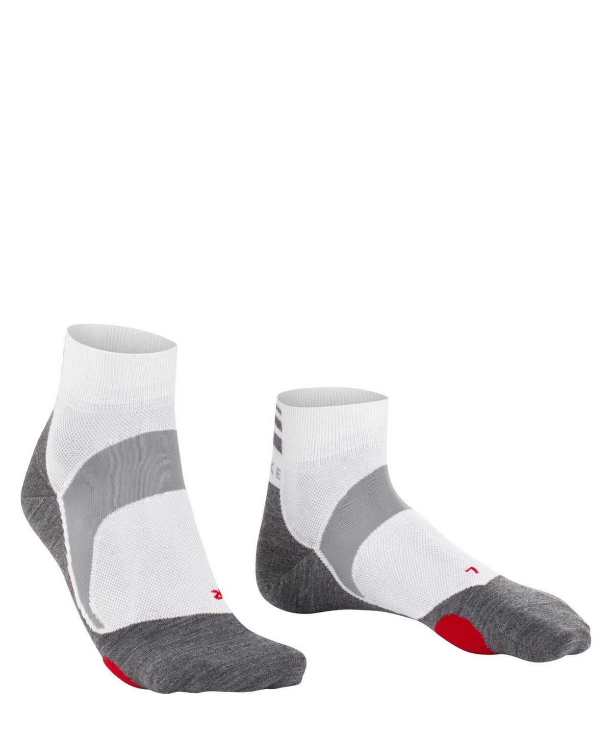 Falke BC5 Endurance Biking Short sock Sports Socks Női Fehér | ADBE-69813