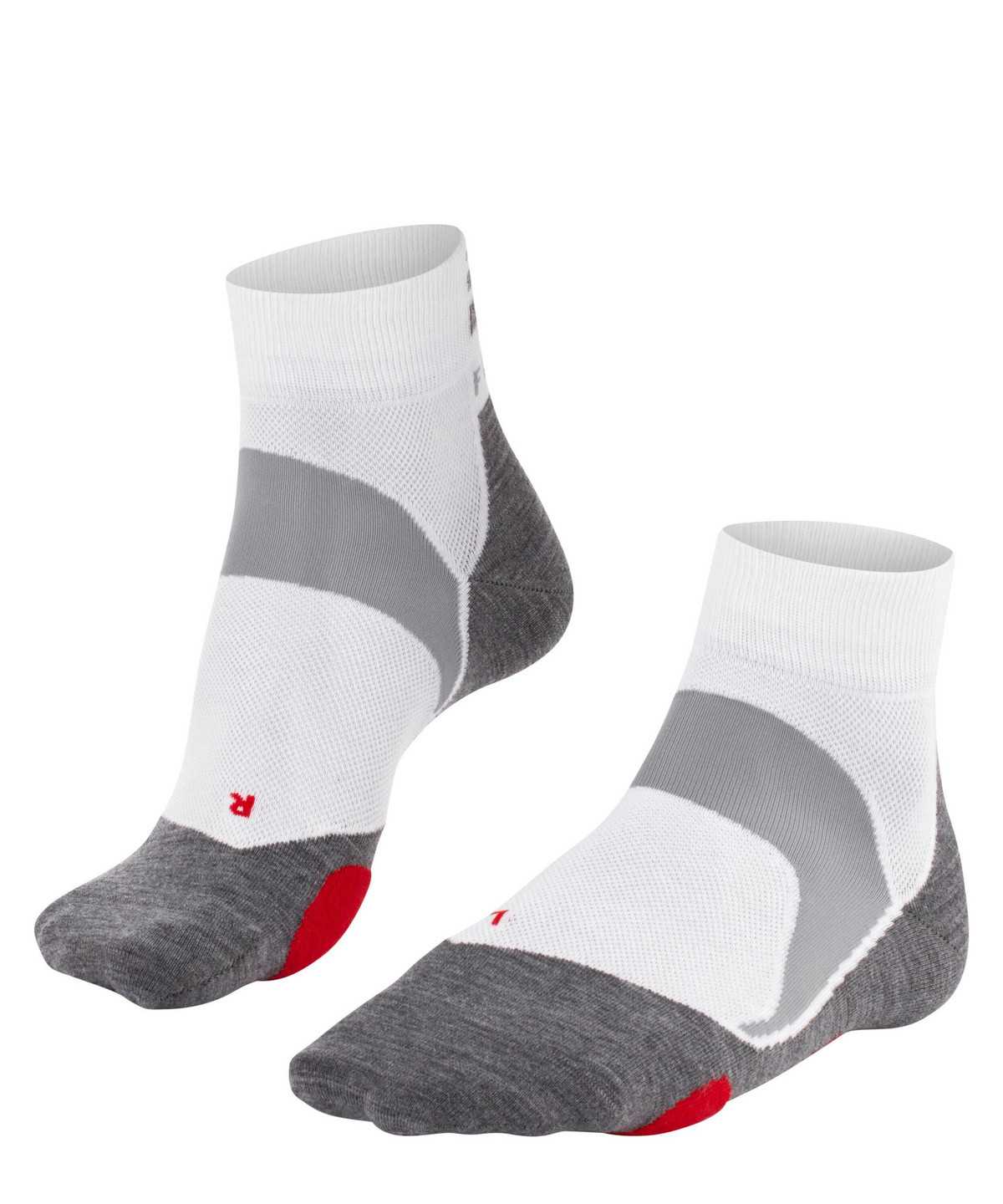 Falke BC5 Endurance Biking Short sock Sports Socks Női Fehér | ADBE-69813