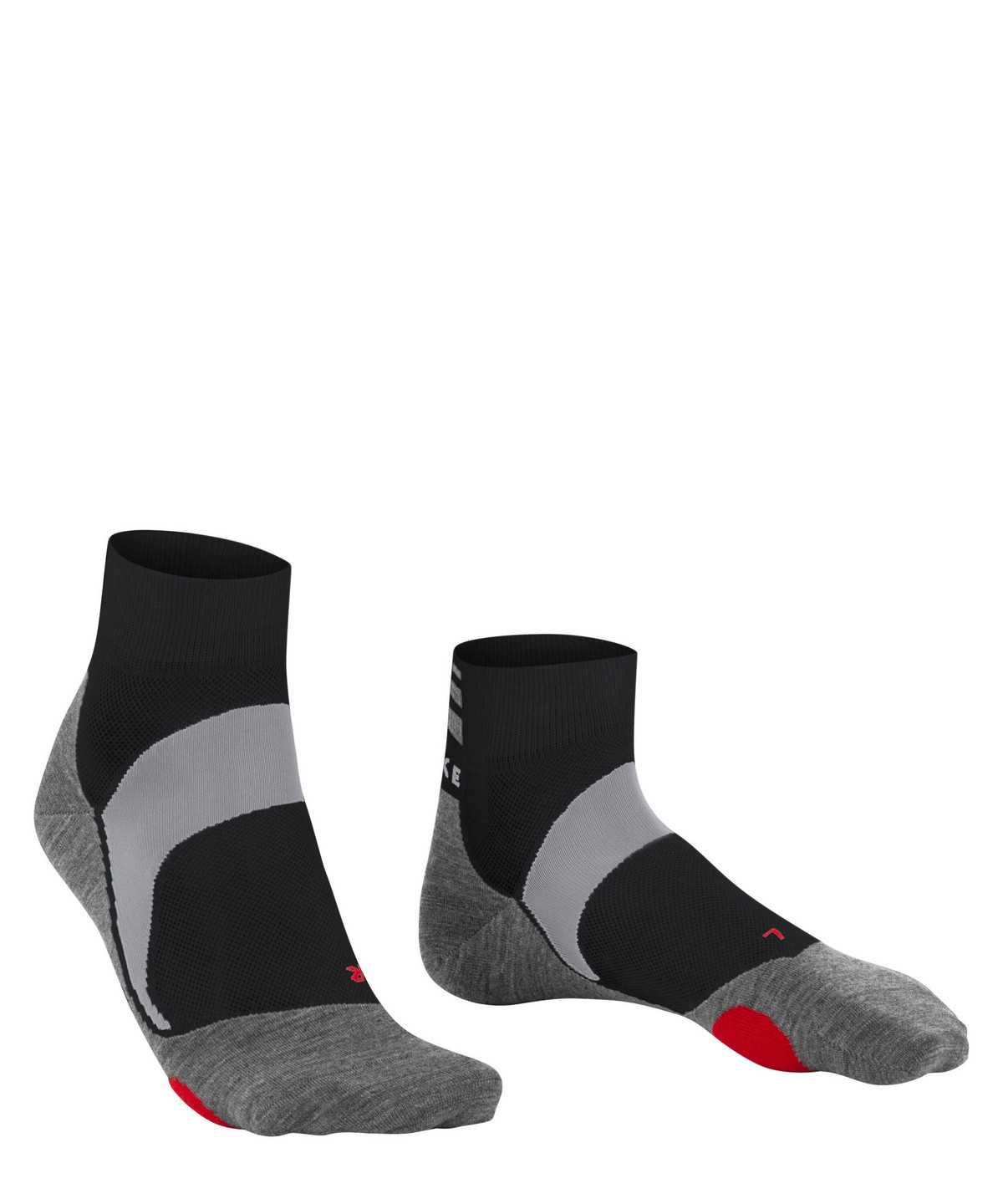 Falke BC5 Endurance Biking Short sock Sports Socks Női Fekete | BPTJ-91742