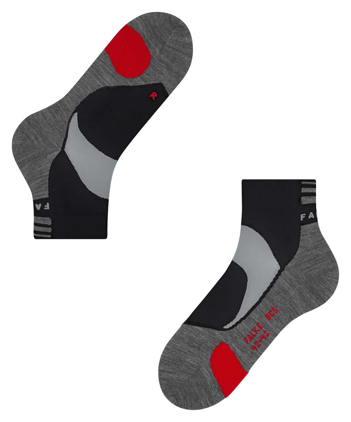 Falke BC5 Endurance Biking Short sock Sports Socks Női Fekete | BPTJ-91742