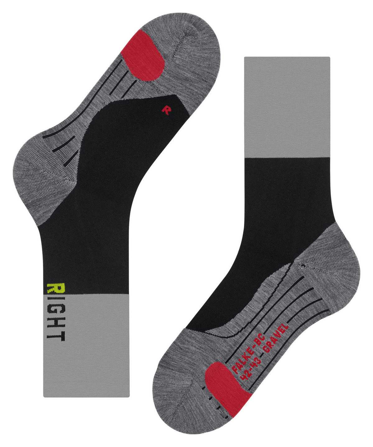 Falke BC Gravel Biking Socks Sports Socks Női Fekete | LHSB-70398