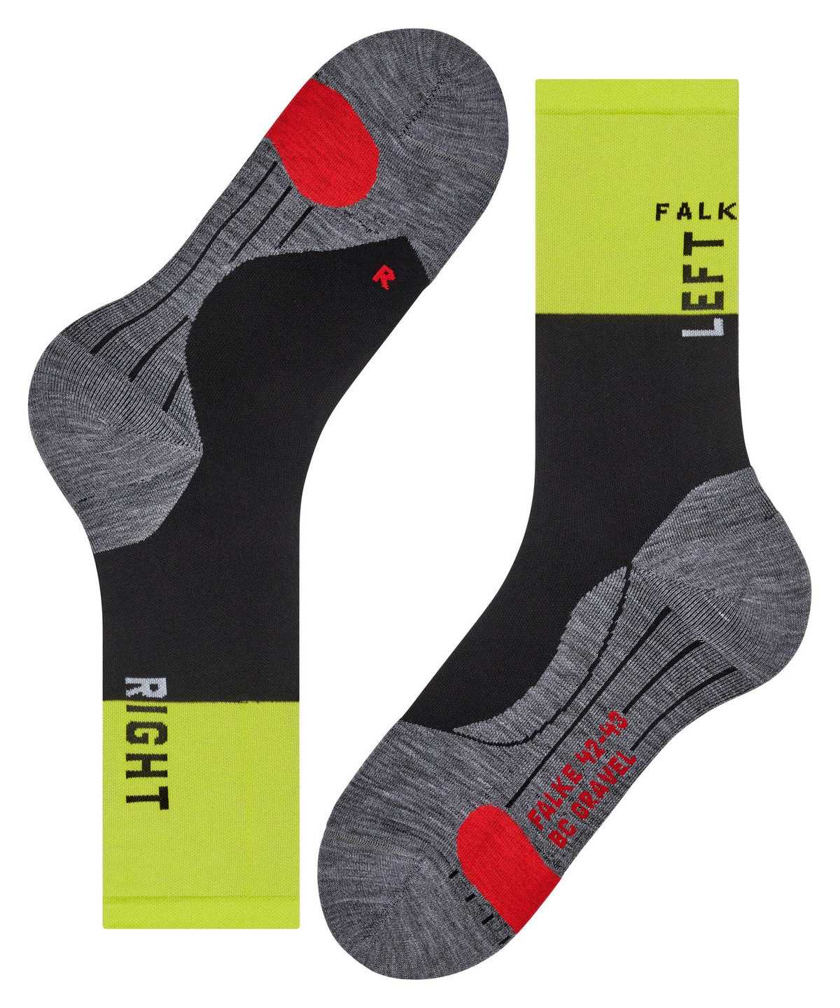 Falke BC Gravel Biking Socks Zokni Férfi Fekete | MVAF-67013