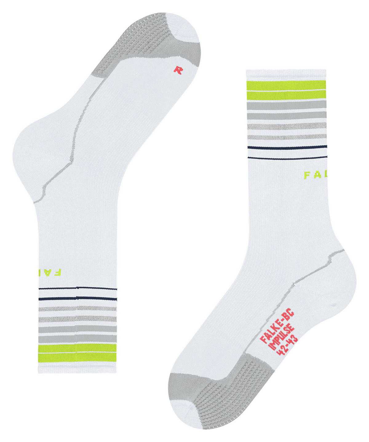 Falke BC Impulse Biking Socks Sports Socks Női Fehér | XVWA-73016