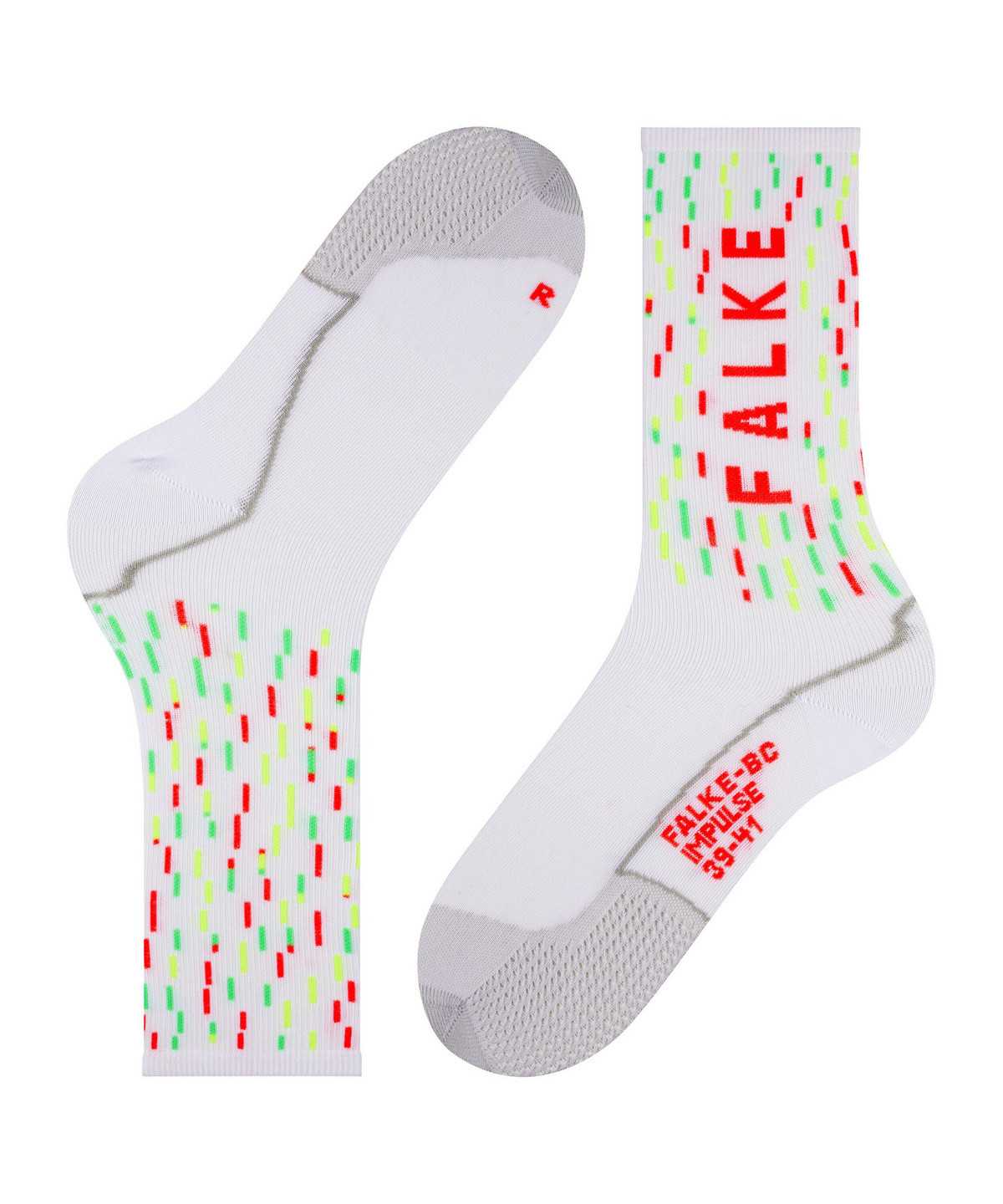 Falke BC Impulse Biking Socks Sports Socks Női Fehér | KPDF-84273