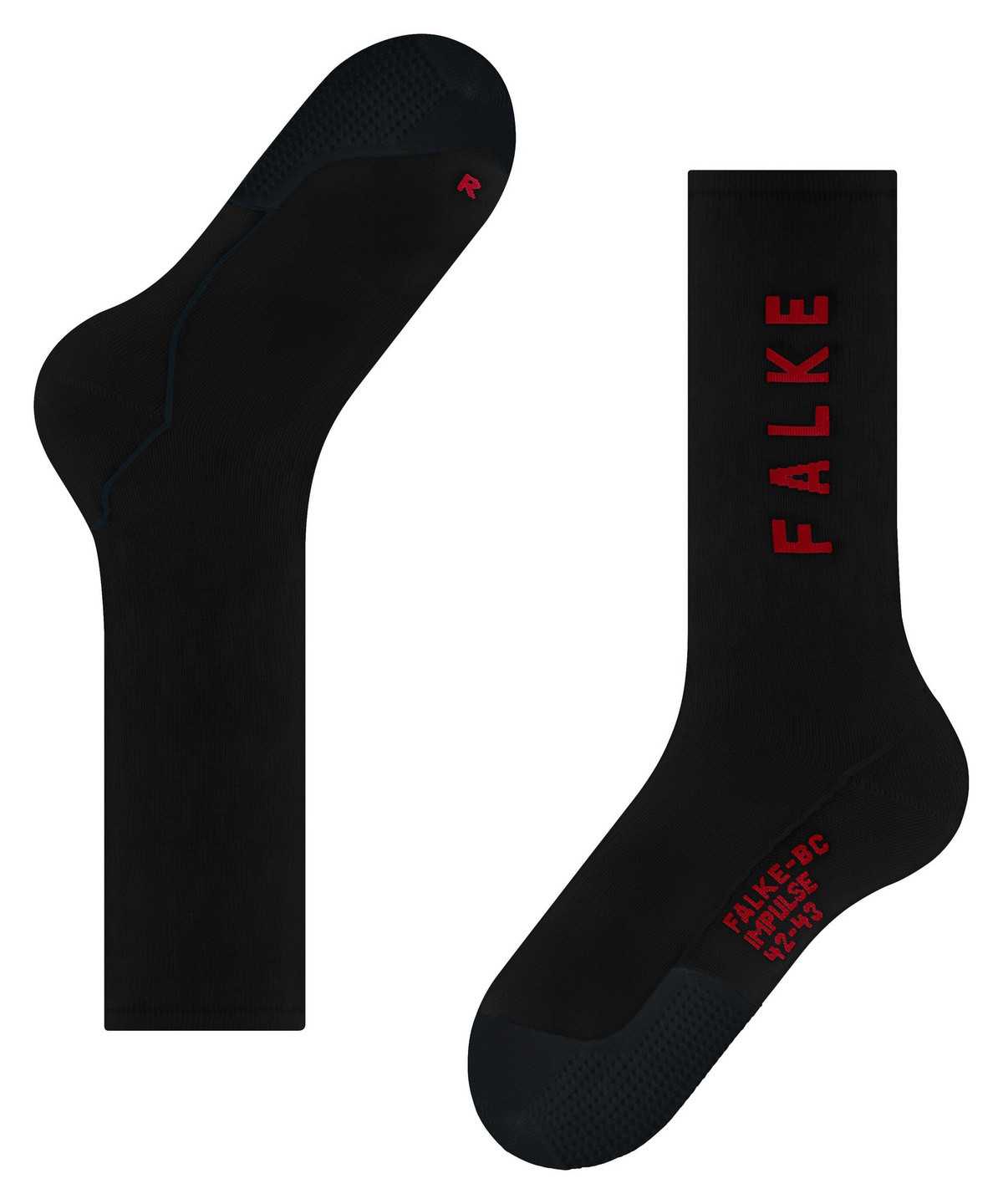 Falke BC Impulse Biking Socks Sports Socks Női Fekete | PAIE-95834