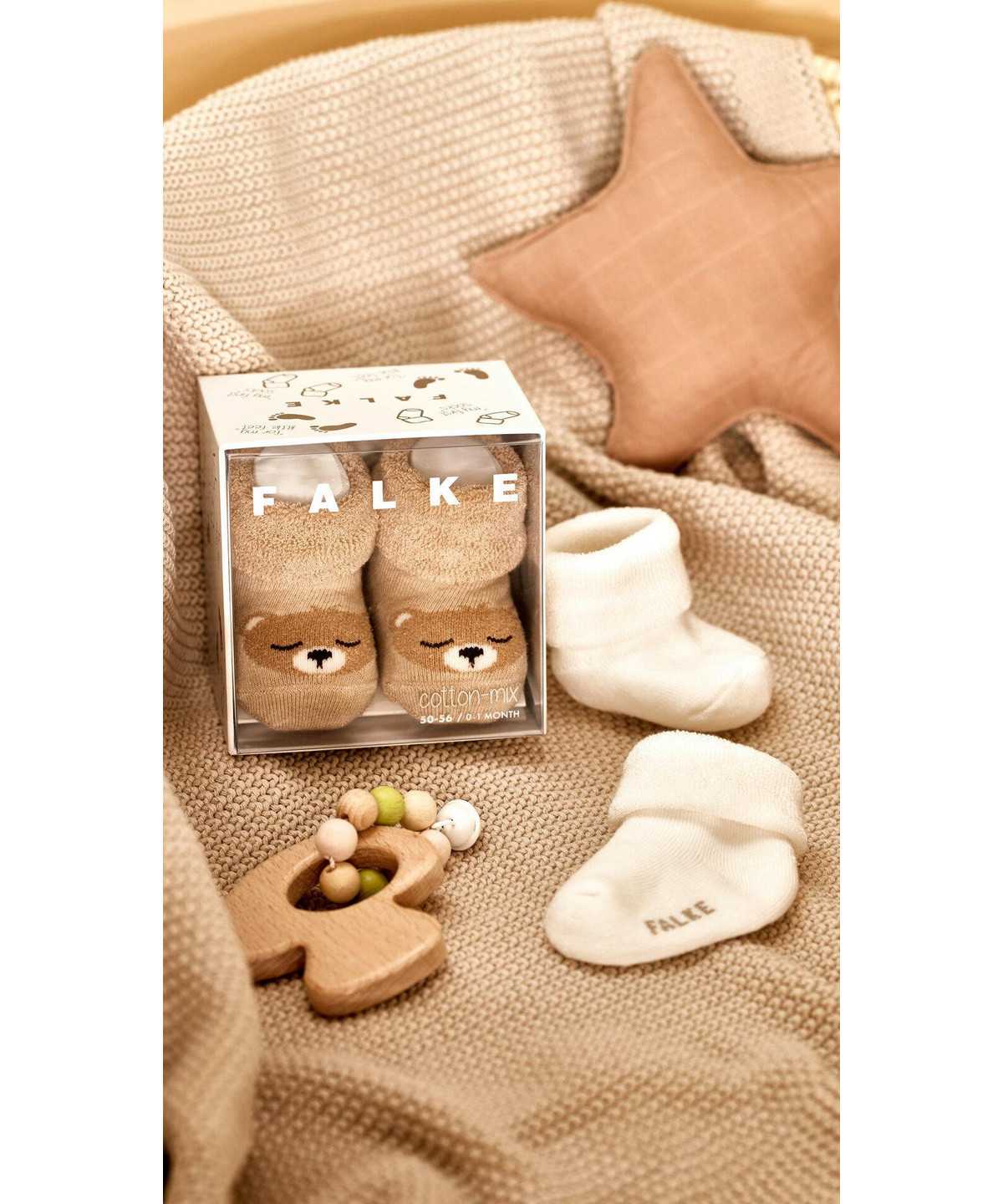 Falke Baby Bear Socks Zokni Baba Bézs | BLNH-56790