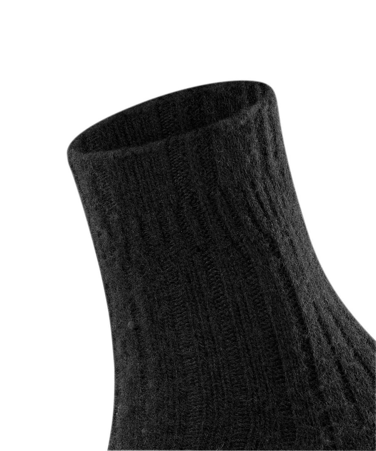 Falke Bedsock Rib House socks Zokni Női Fekete | DQCF-32804