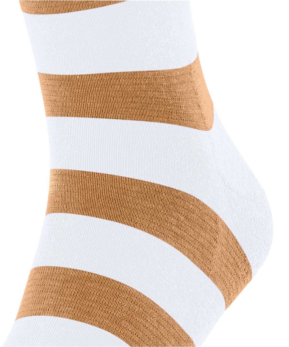 Falke Block Stripe Socks Zokni Férfi Fehér | VYXM-79421