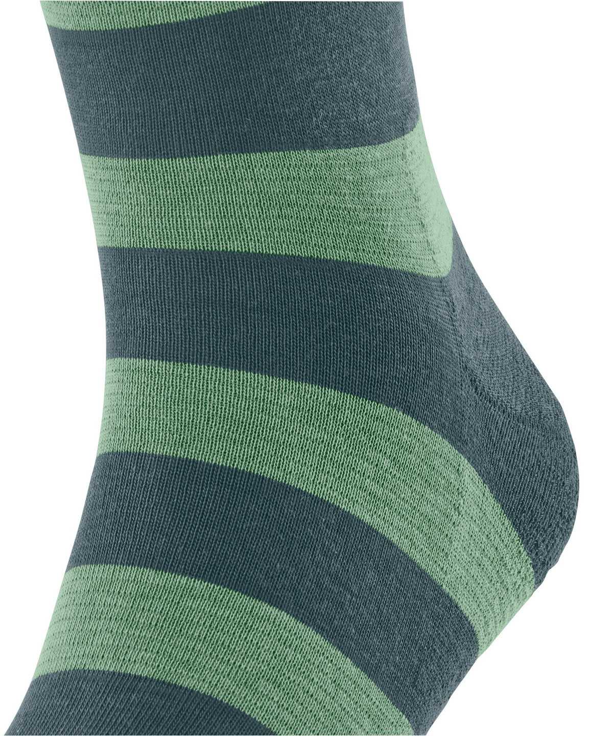 Falke Block Stripe Socks Zokni Férfi Zöld | YGCX-31207