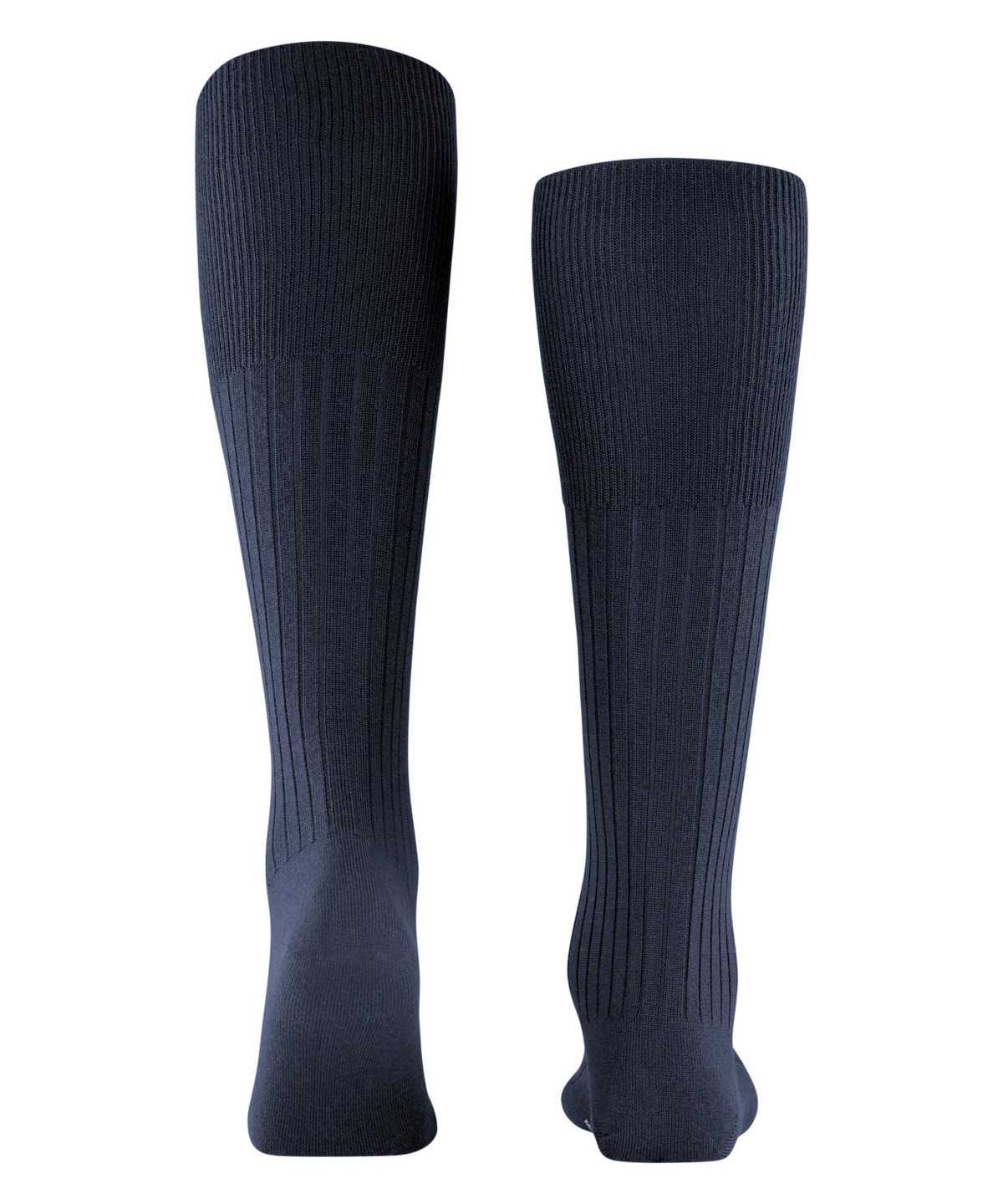 Falke Bristol Pure Knee-high Socks Zokni Férfi Kék | WYMN-95876