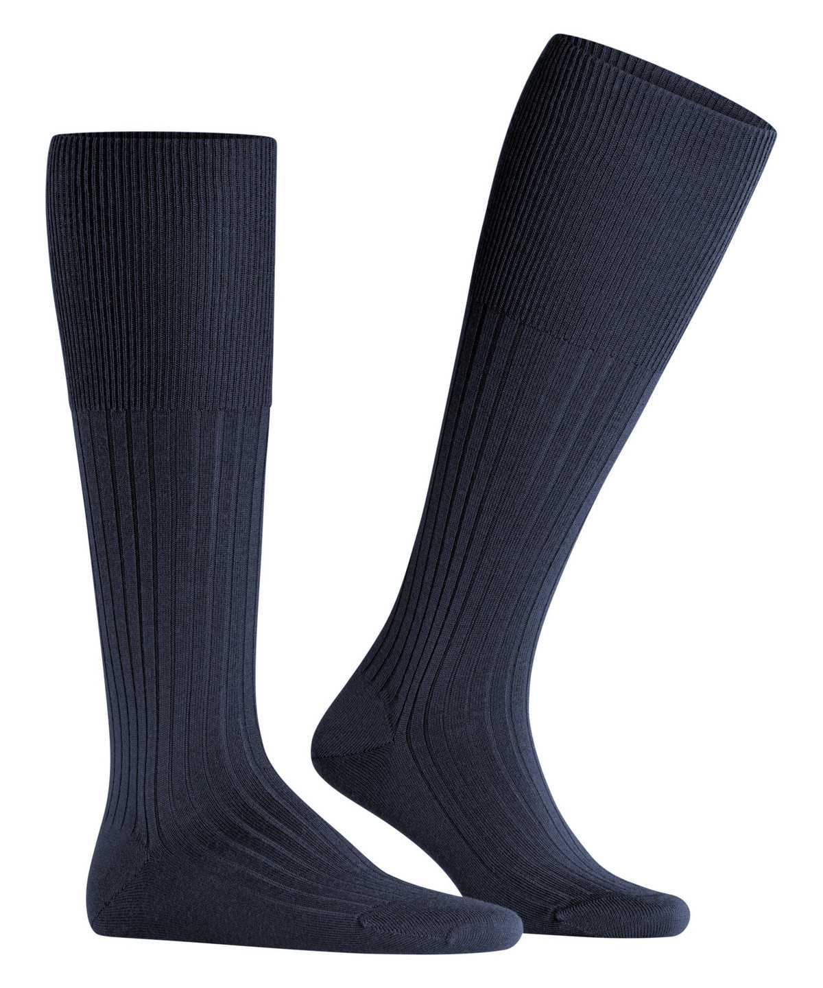 Falke Bristol Pure Knee-high Socks Zokni Férfi Kék | WYMN-95876