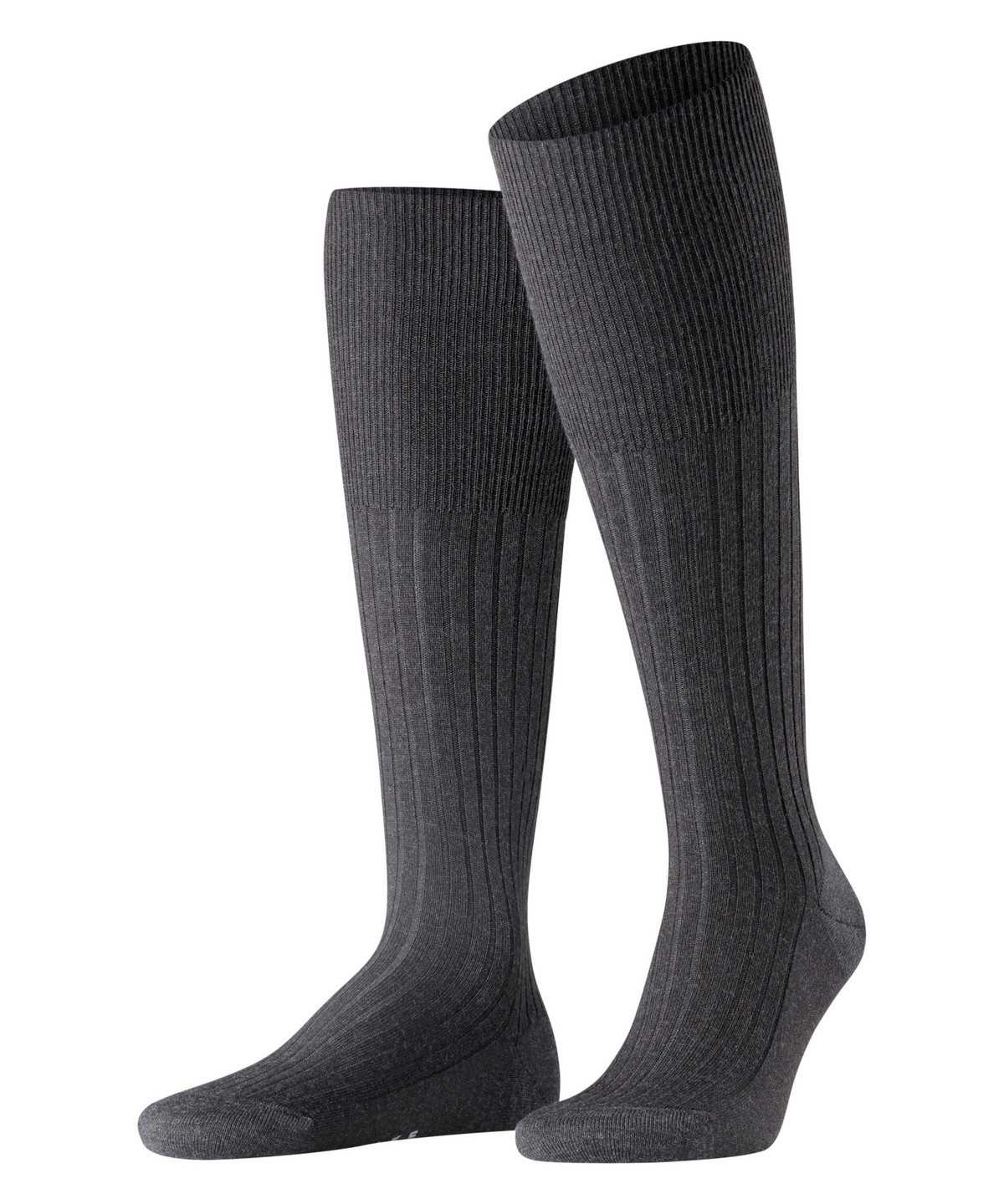 Falke Bristol Pure Knee-high Socks Zokni Férfi Szürke | EAHG-34209