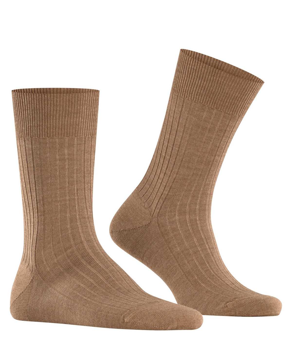 Falke Bristol Pure Socks Zokni Férfi Barna | EGPC-41209