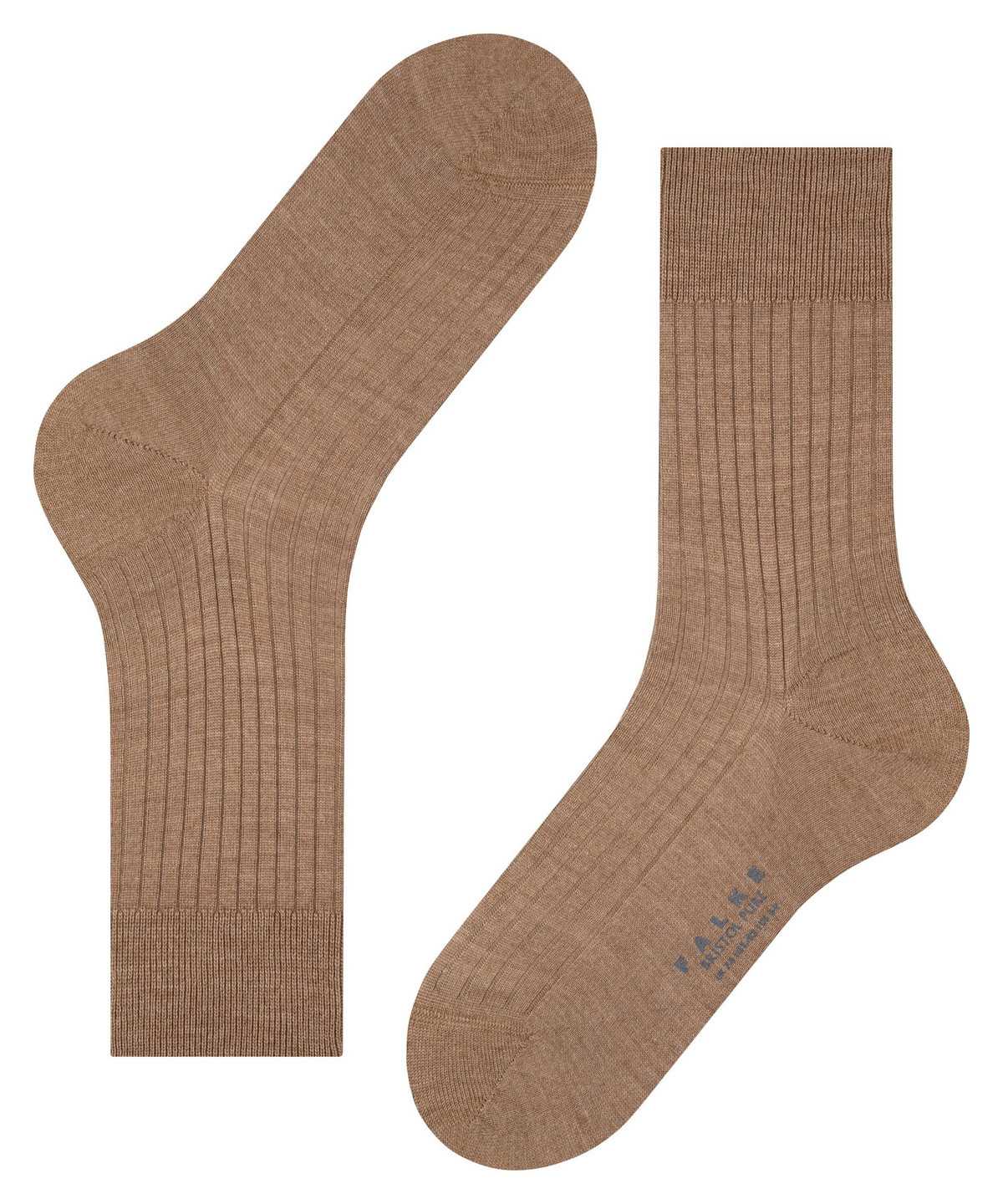 Falke Bristol Pure Socks Zokni Férfi Barna | EGPC-41209