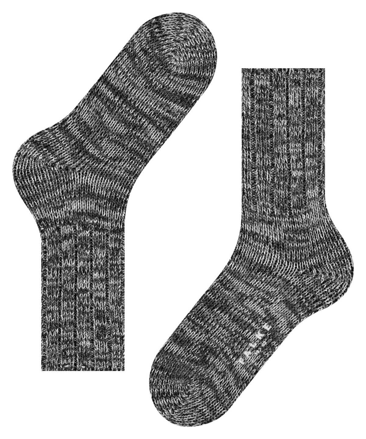 Falke Brooklyn Boot socks Zokni Férfi Fekete | FWPU-68130