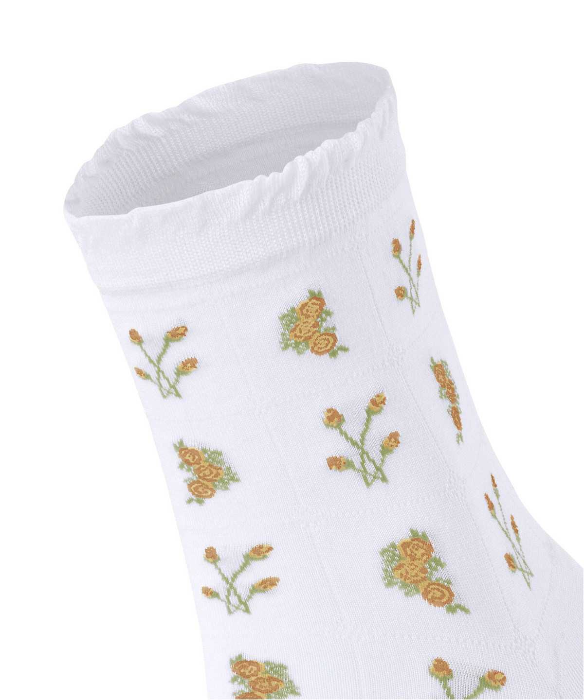 Falke Bucolic Short sock Zokni Női Fehér | WKTA-32851