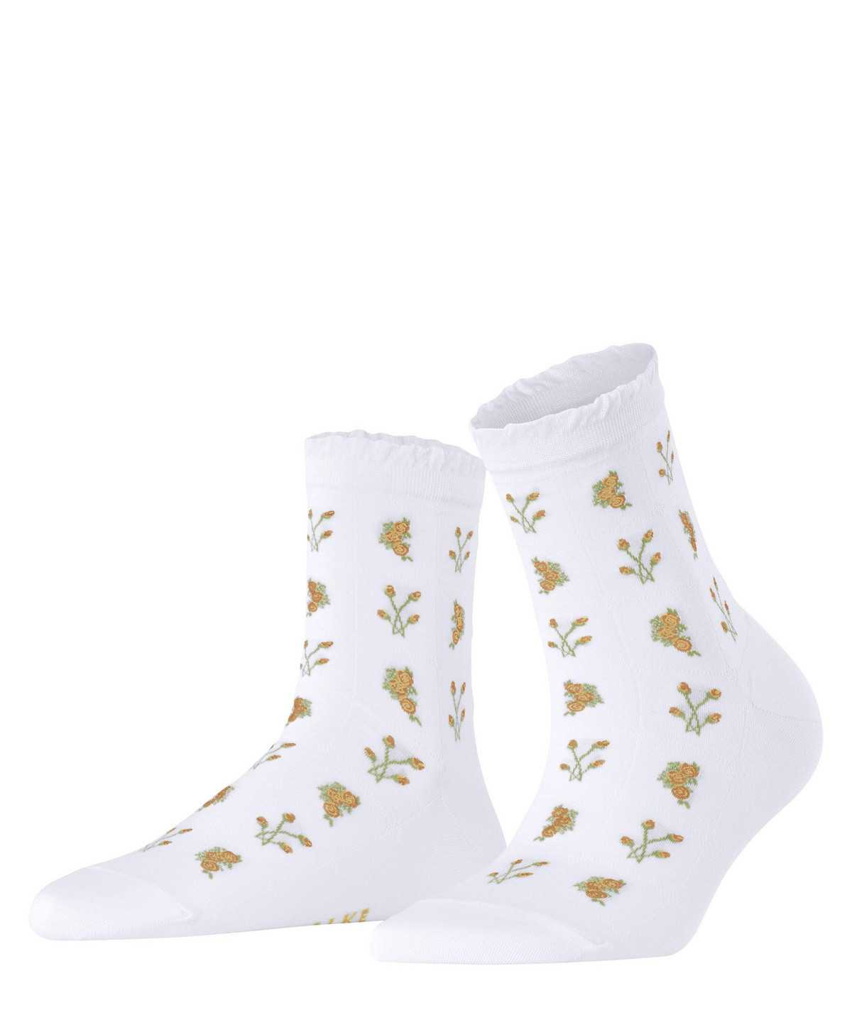 Falke Bucolic Short sock Zokni Női Fehér | WKTA-32851