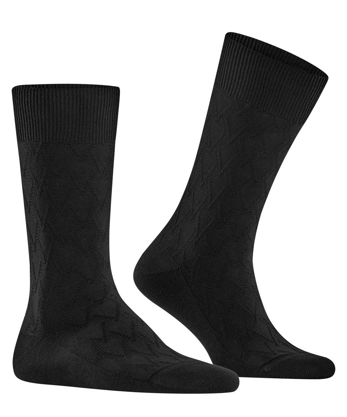 Falke Classic Tale Socks Zokni Férfi Fekete | FPJI-20938