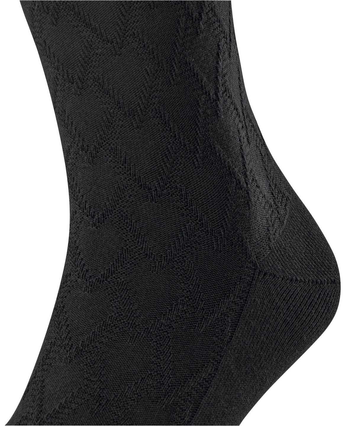 Falke Classic Tale Socks Zokni Férfi Fekete | FPJI-20938