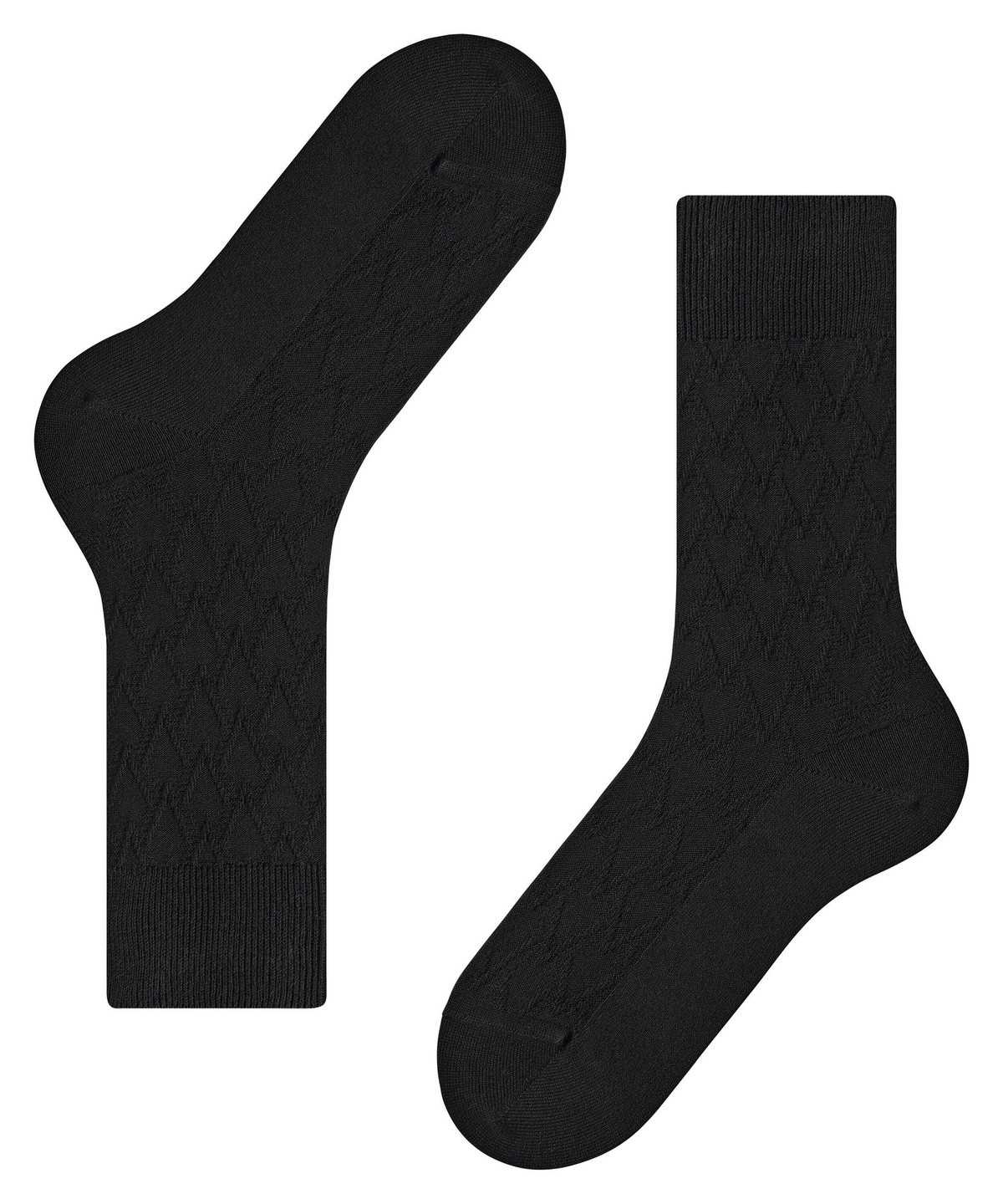 Falke Classic Tale Socks Zokni Férfi Fekete | FPJI-20938