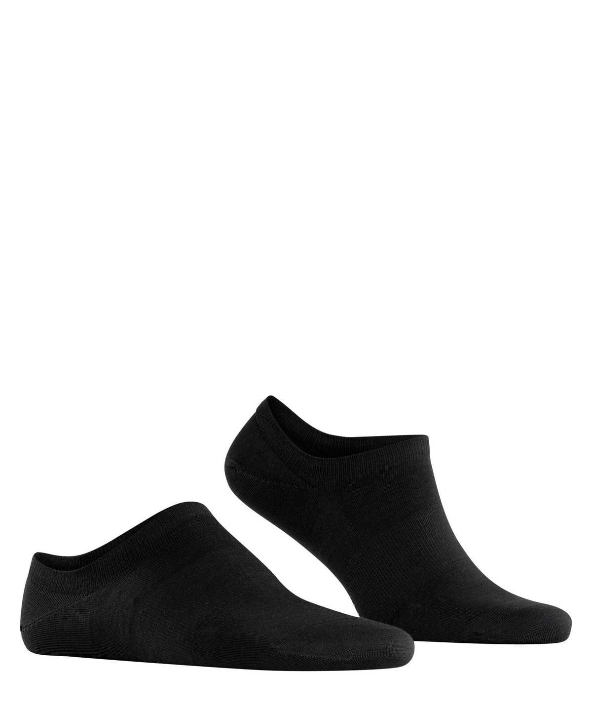 Falke ClimaWool Invisibles No Show Socks Férfi Fekete | CMIF-13786