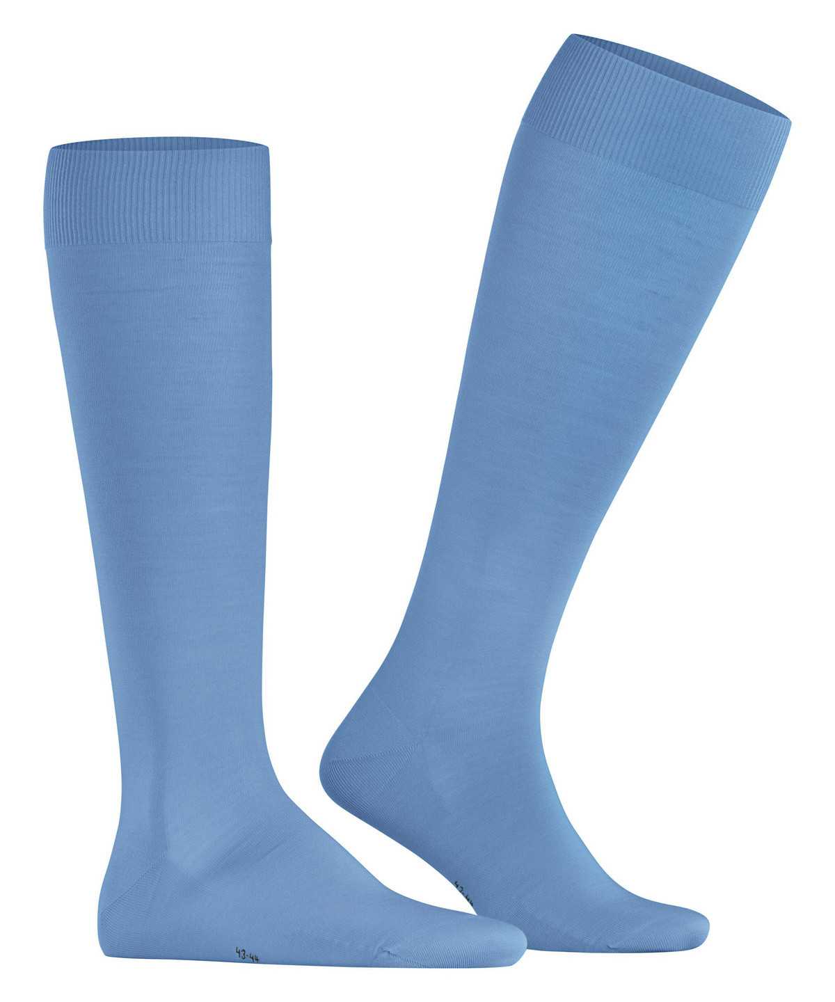 Falke ClimaWool Knee-high Socks Zokni Férfi Kék | QZHA-80379