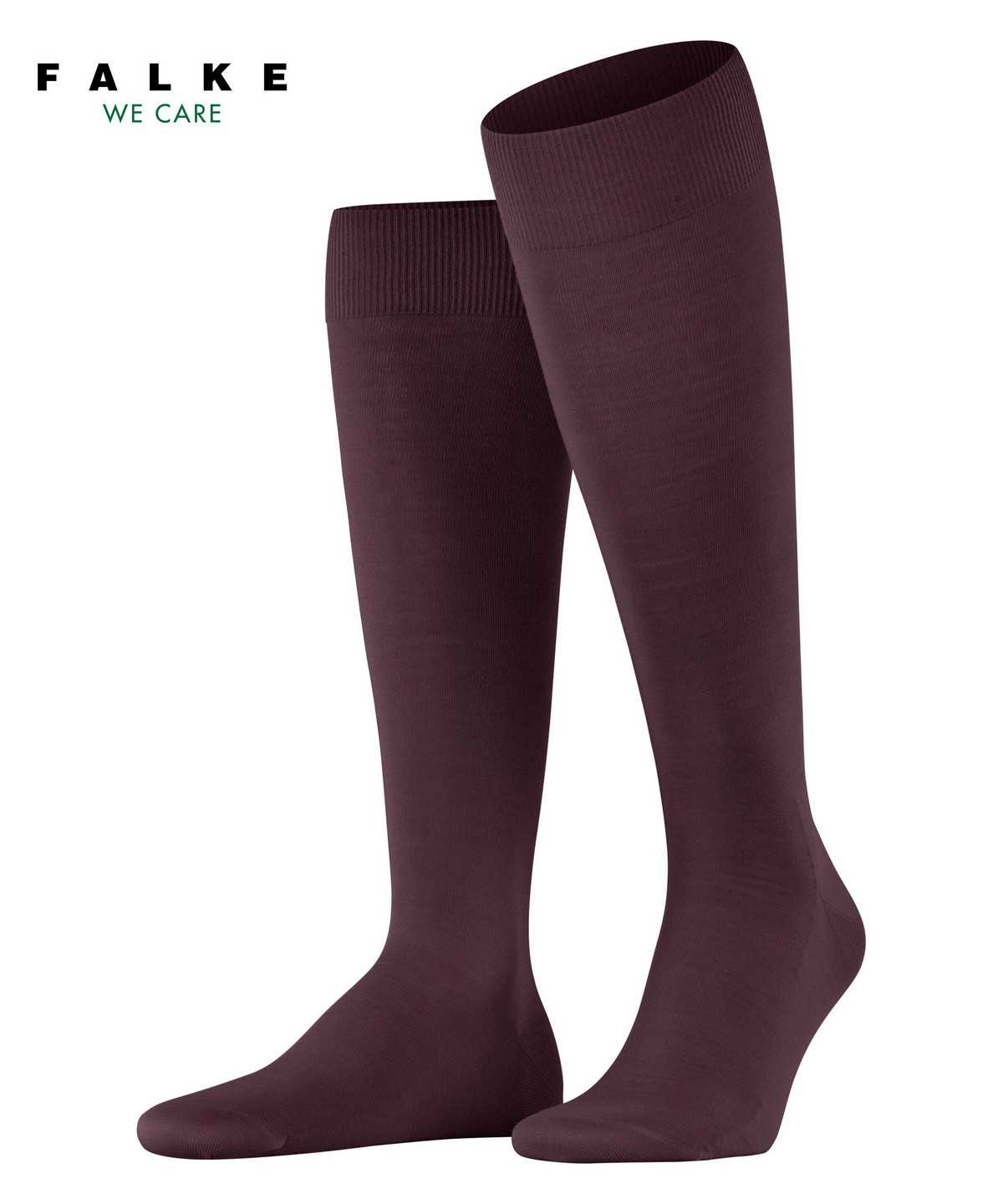 Falke ClimaWool Knee-high Socks Zokni Férfi Piros | GIDB-40957