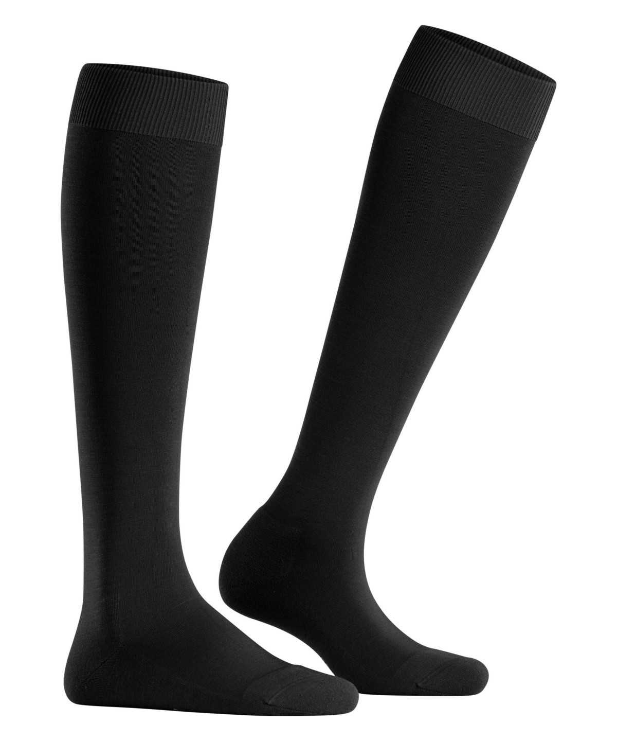 Falke ClimaWool Knee-high Socks Zokni Női Fekete | GLJM-59638