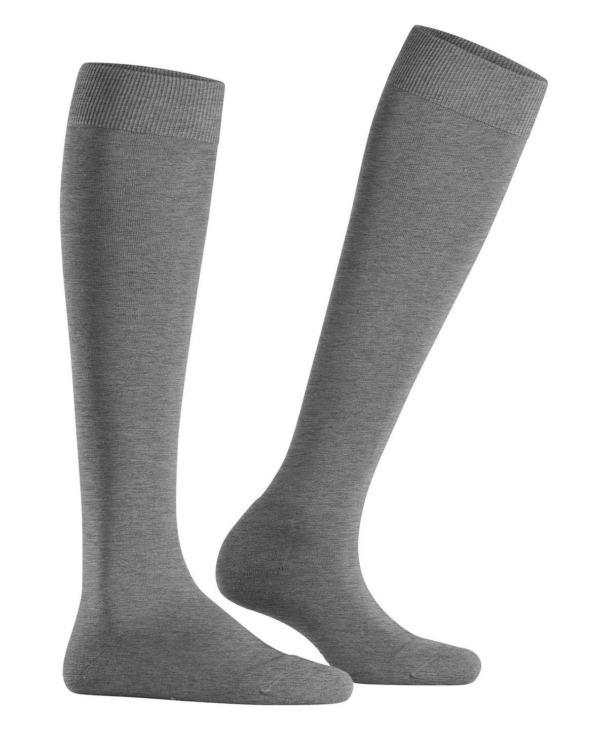 Falke ClimaWool Knee-high Socks Zokni Női Szürke | KFRT-45832