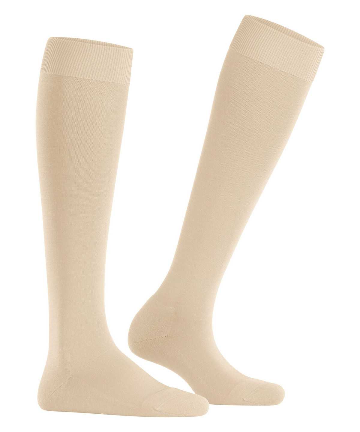 Falke ClimaWool Knee-high Socks Zokni Női Bézs | LUMB-02845