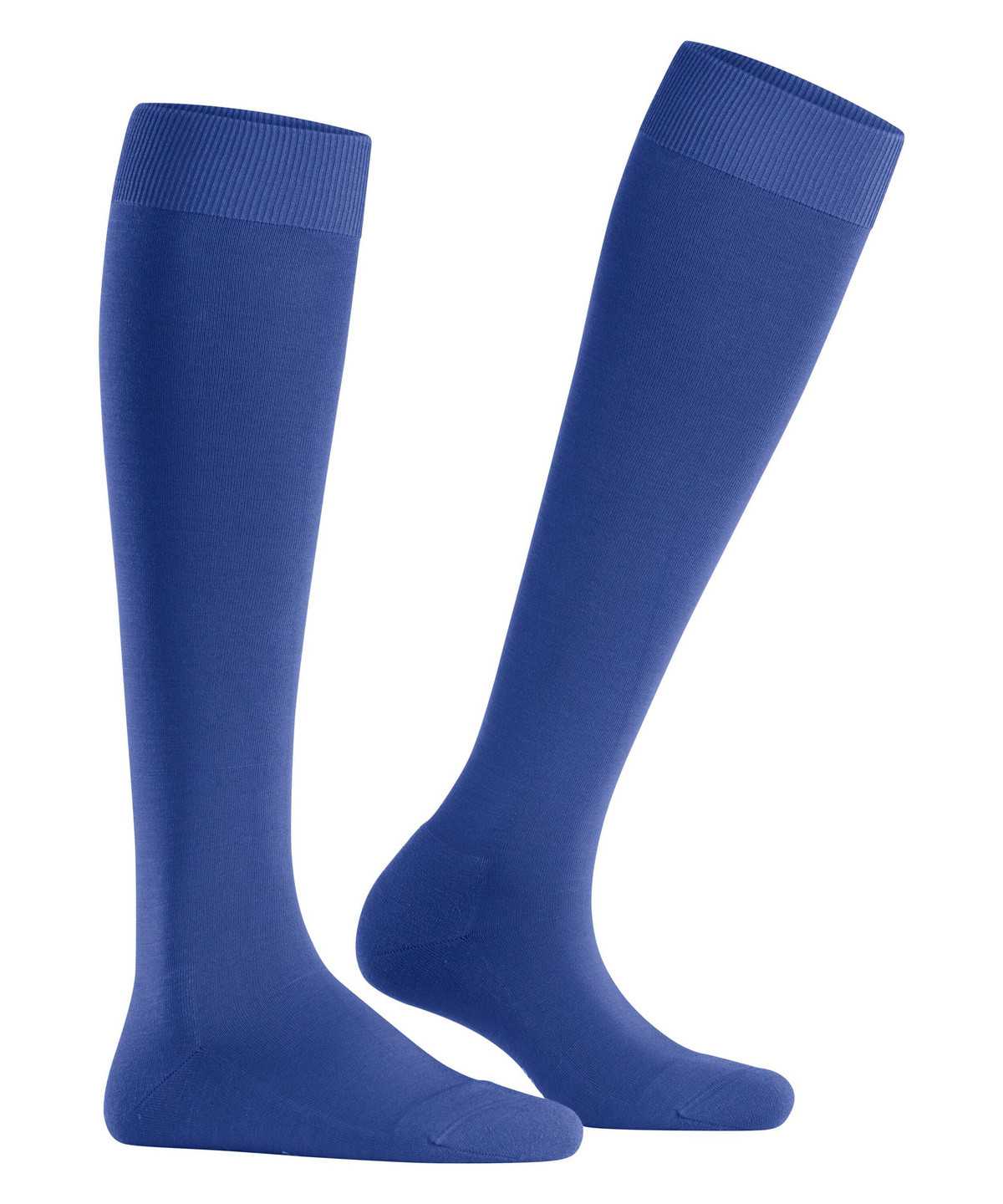 Falke ClimaWool Knee-high Socks Zokni Női Kék | HYCO-09368