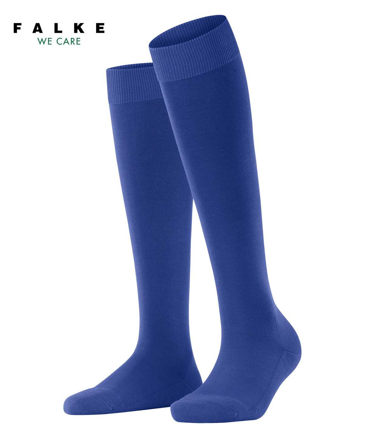 Falke ClimaWool Knee-high Socks Zokni Női Kék | HYCO-09368