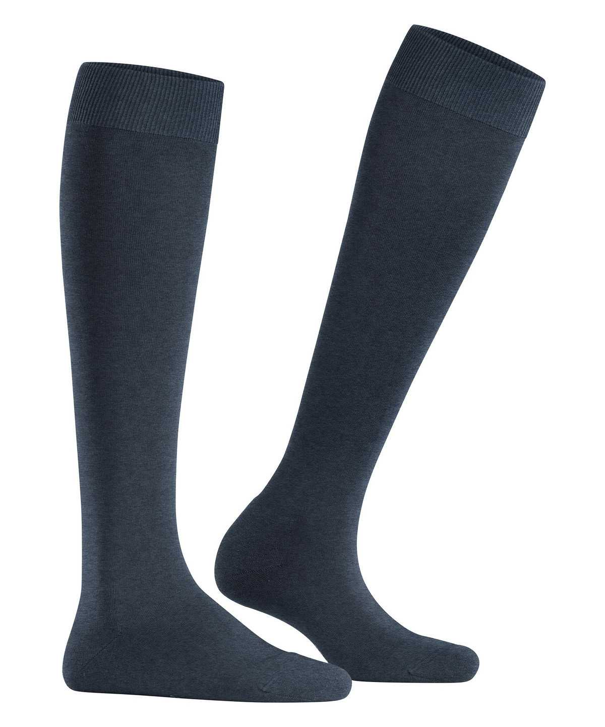 Falke ClimaWool Knee-high Socks Zokni Női Kék | ESZD-05236