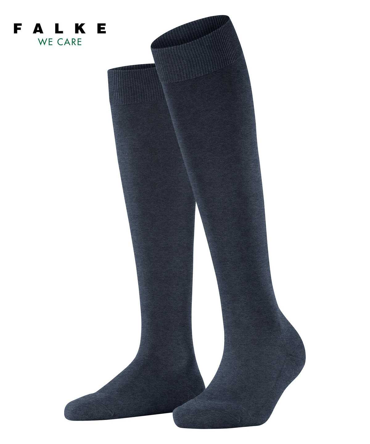 Falke ClimaWool Knee-high Socks Zokni Női Kék | ESZD-05236