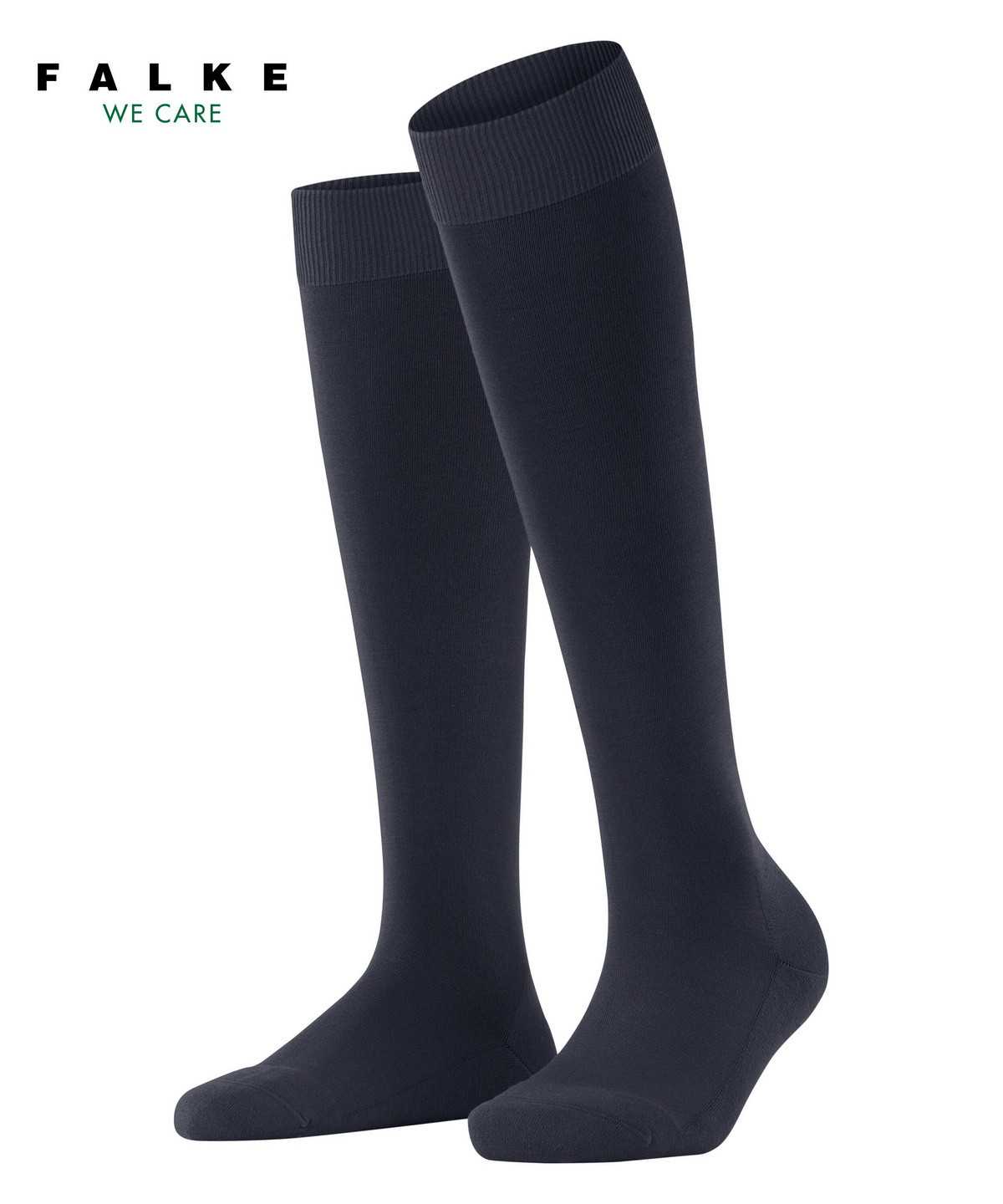 Falke ClimaWool Knee-high Socks Zokni Női Kék | MWKO-63942