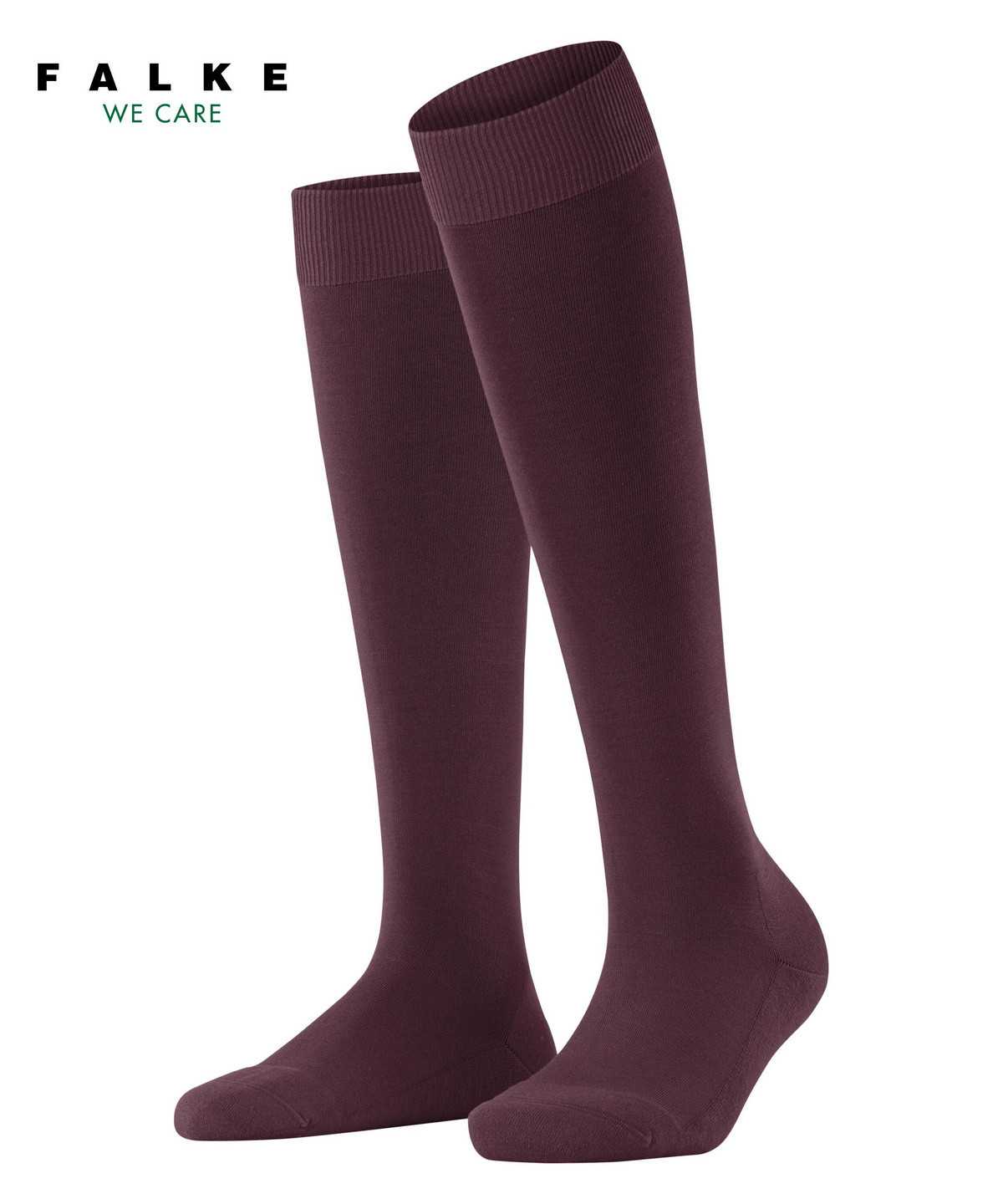 Falke ClimaWool Knee-high Socks Zokni Női Piros | HPSJ-38641