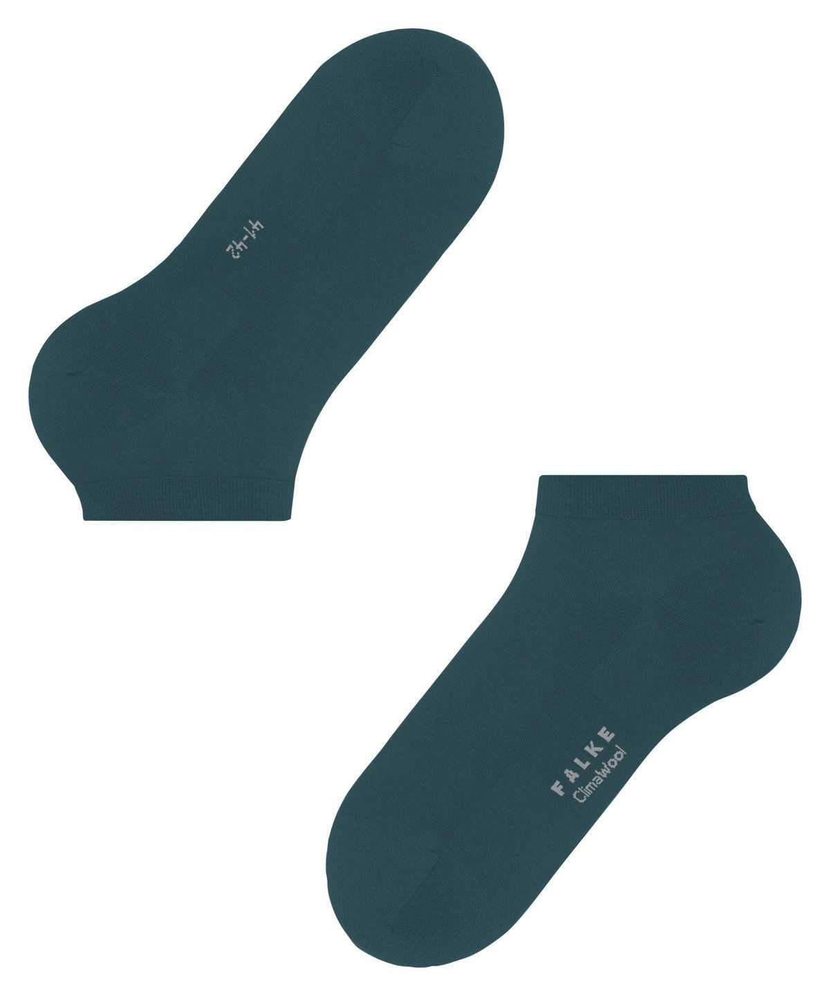 Falke ClimaWool Sneaker socks Zokni Férfi Zöld | GZFP-86029