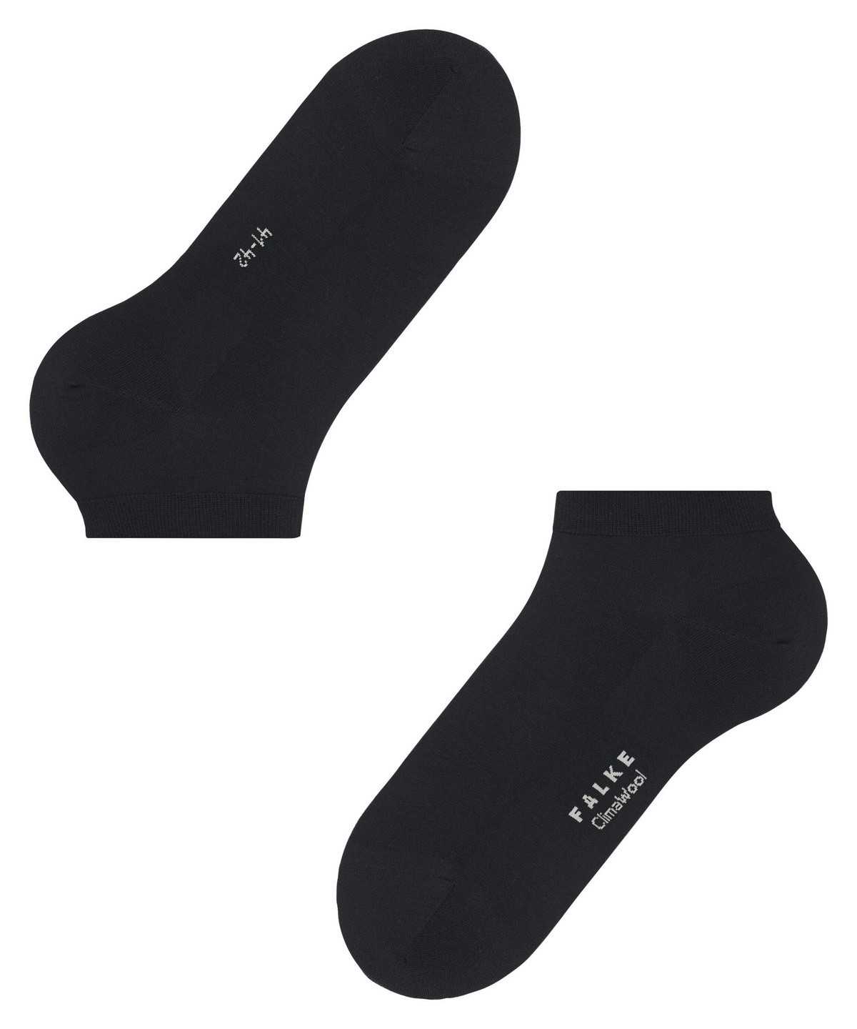 Falke ClimaWool Sneaker socks Zokni Férfi Fekete | LOIW-21493