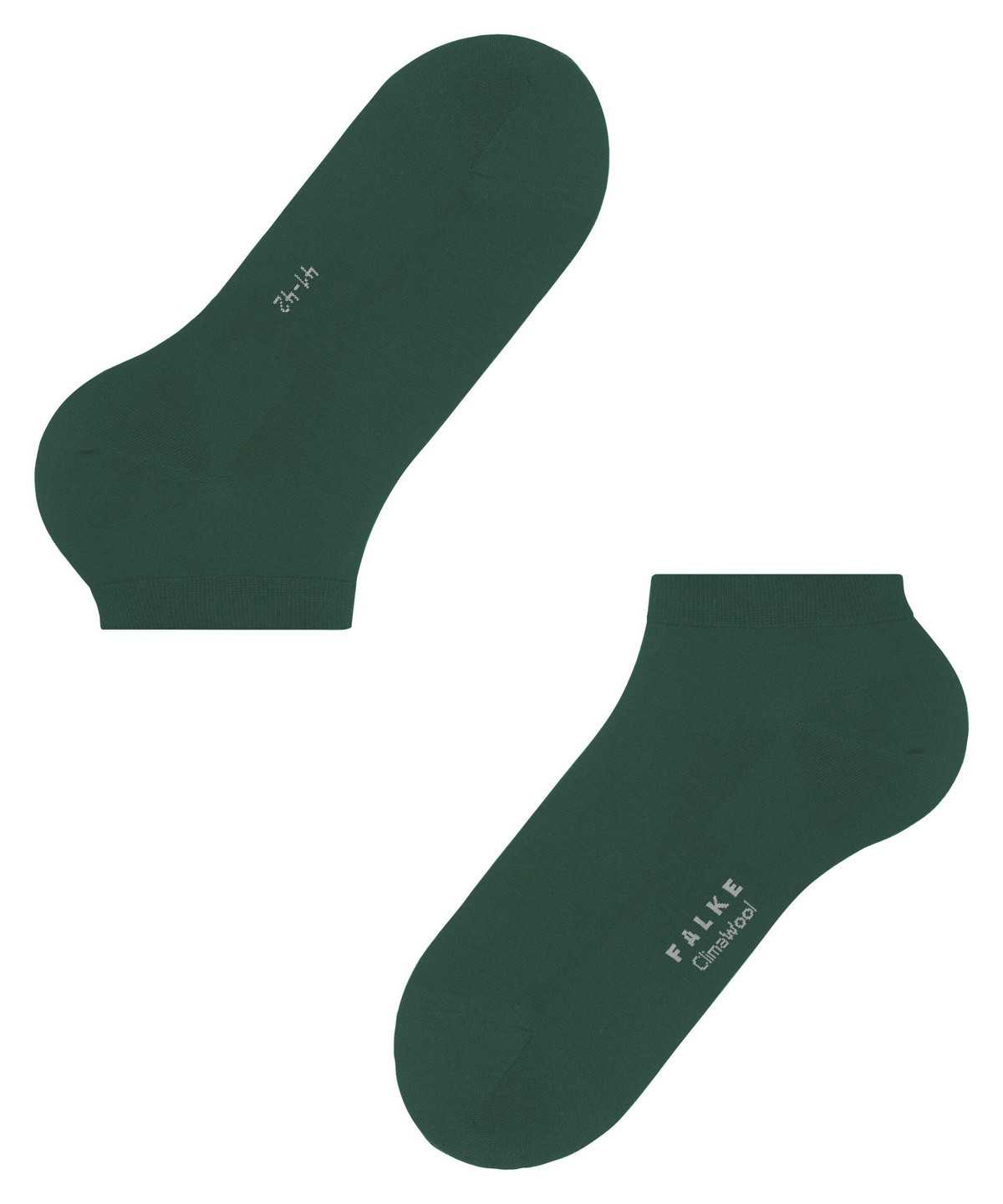 Falke ClimaWool Sneaker socks Zokni Férfi Zöld | WVAJ-56780