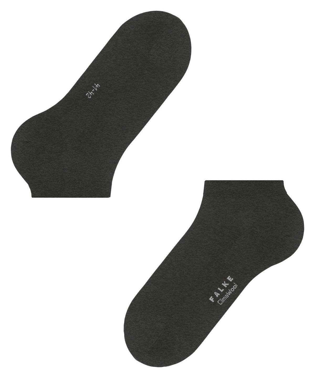 Falke ClimaWool Sneaker socks Zokni Férfi Szürke | XINE-23185