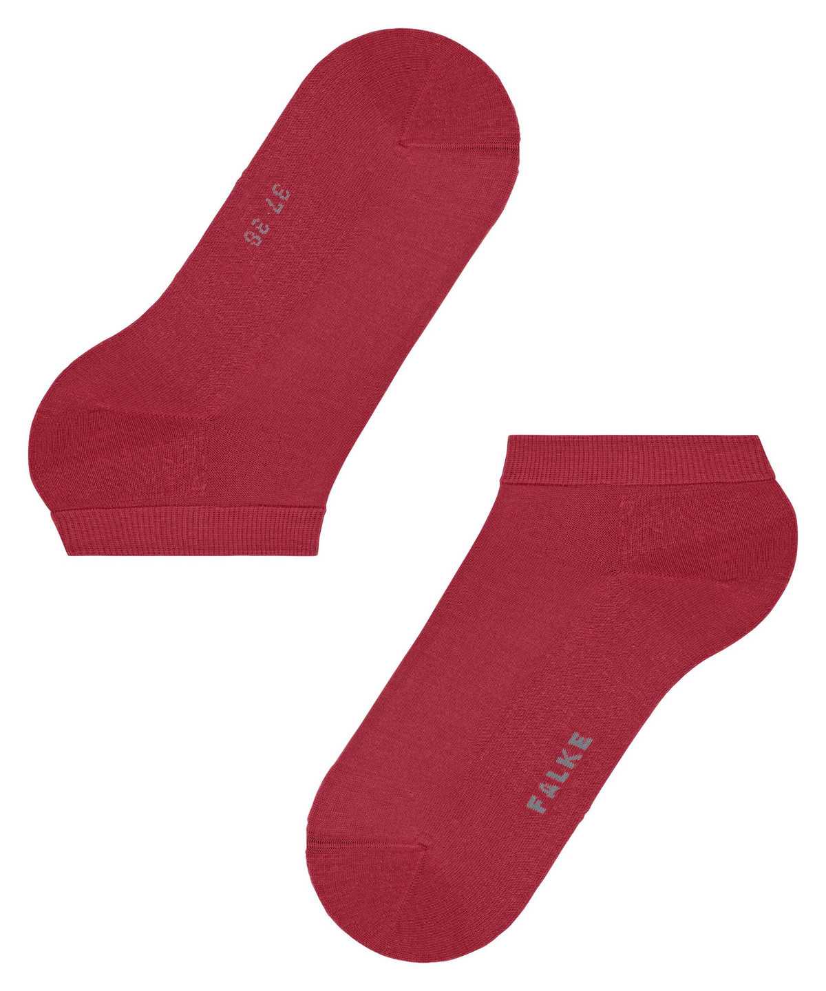 Falke ClimaWool Sneaker socks Zokni Női Piros | STUJ-31594