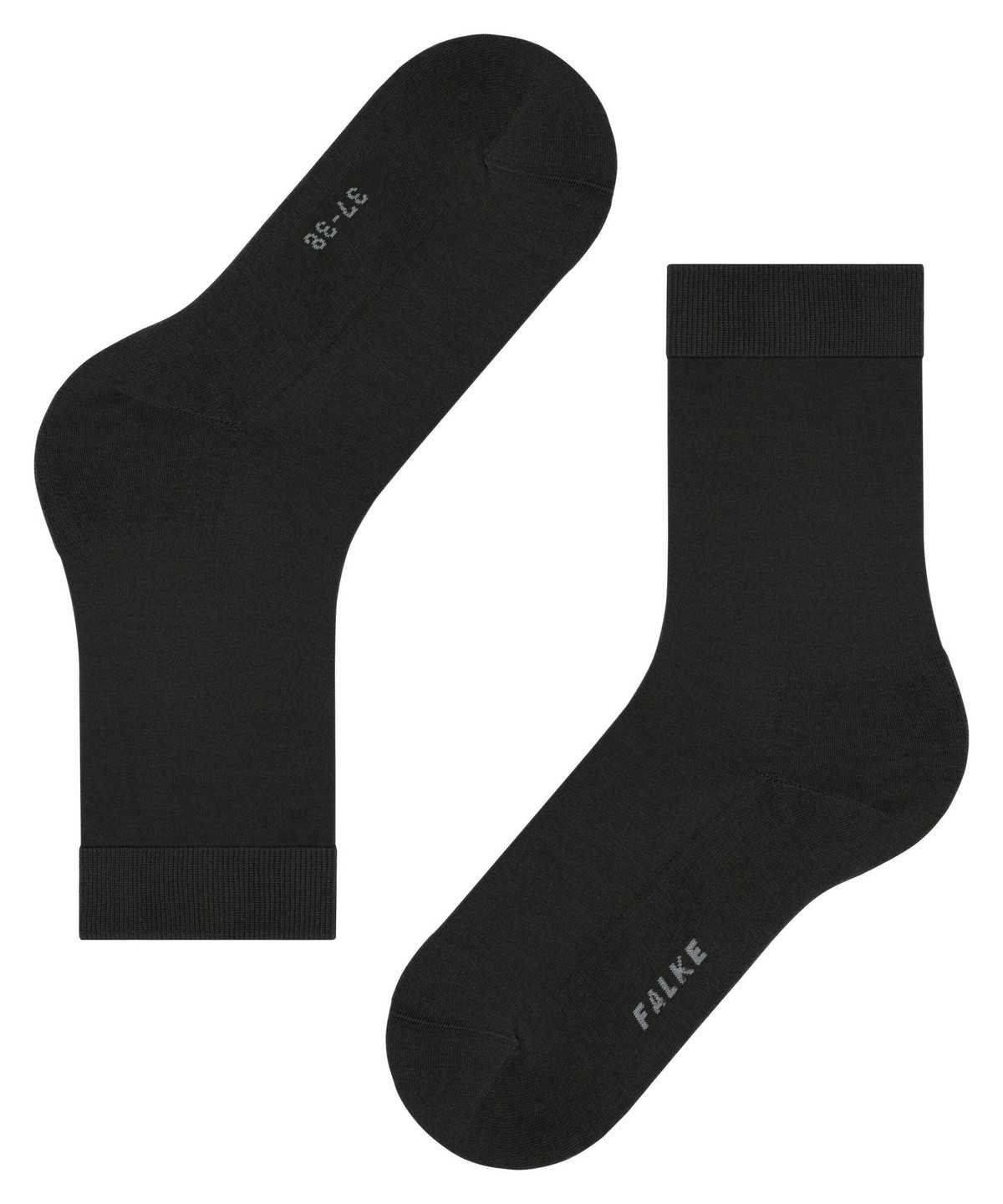 Falke ClimaWool Socks Zokni Női Fekete | HAER-82145